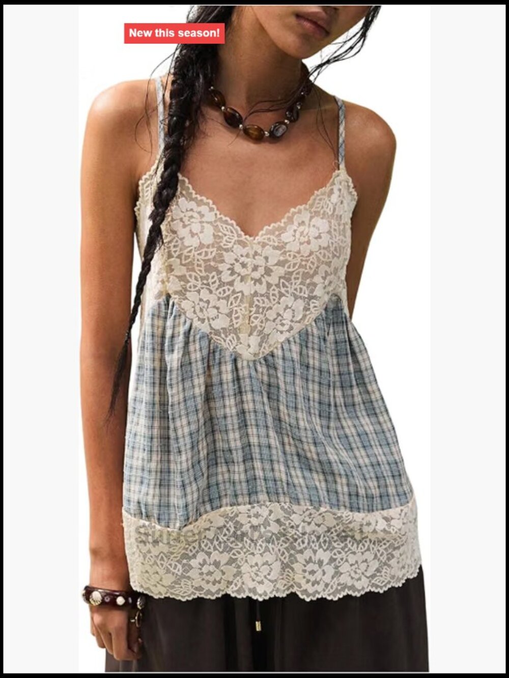 Floral Lace Sleeveless Tank Top V-Neck Camisole Sheer Mesh Summer